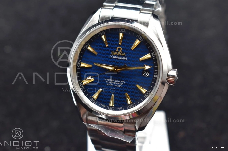 Blue Best Edition 150M 1:1 Bracelet Terra Efficient 508 A Aqua Dial SS On SS VSF Waved 0906